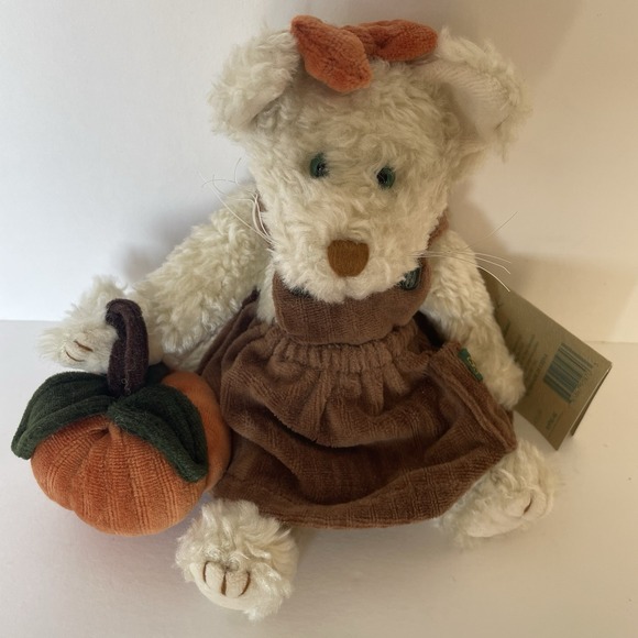 Boyds Bears Other - Boyds Bears Felina B. Catterwall 8" Bear with Pumpkin J.B. Bean & Associates NWT